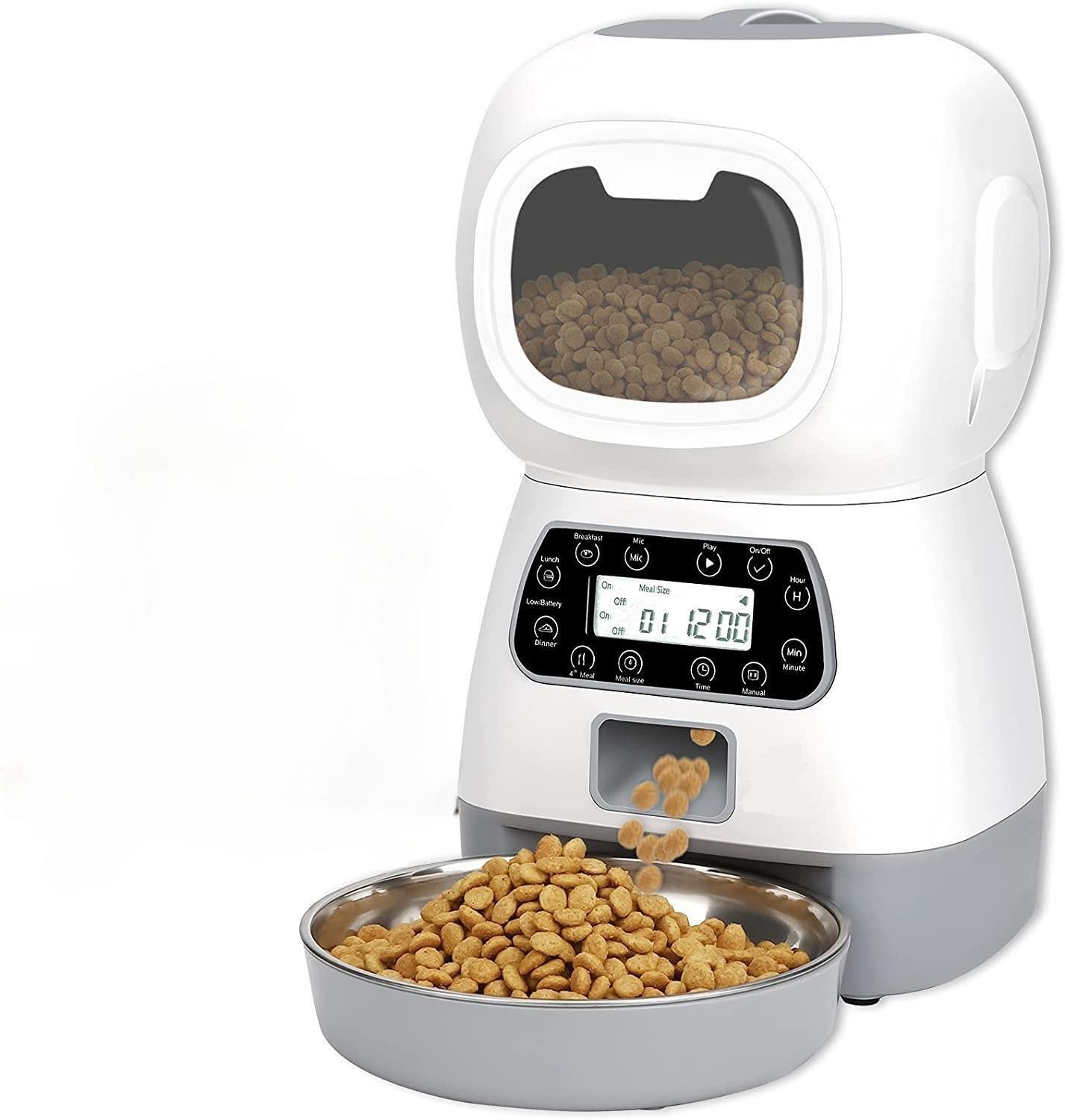 Digital automatic cat feeder best sale