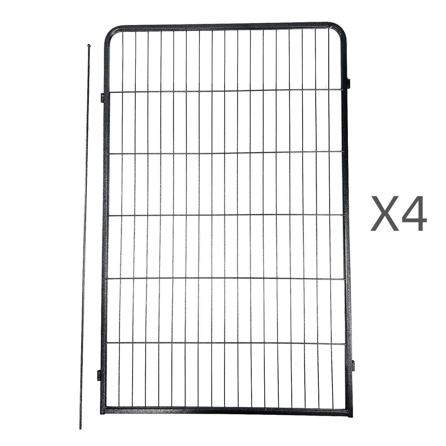 YES4PETS  4 Panel 120 cm Heavy Duty Pet Dog Cat Rabbit Exercise Extension Playpen Puppy Rabbit Fence