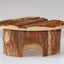 2 X YES4PETS Natural Wooden Hamster Mouse Gerbil Playground Rats Pets Toys Play Small Birds House