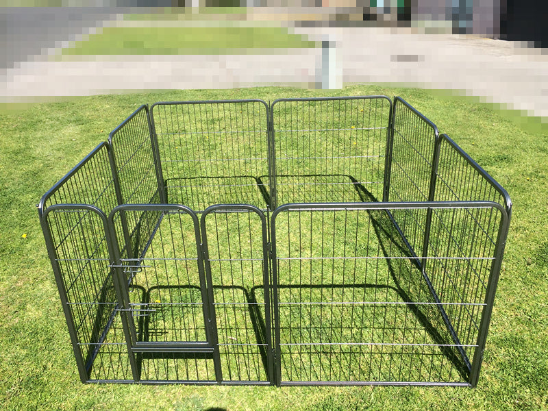 YES4PETS 16 Panels 80 cm Heavy Duty Pet Dog Puppy Cat Rabbit Exercise Playpen Fence