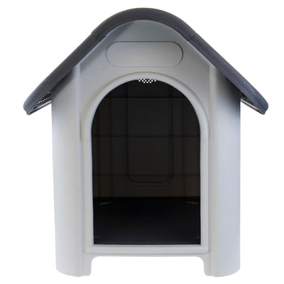 Medium Weather Resistant Plastic Pet Dog Puppy Cat House Kennel