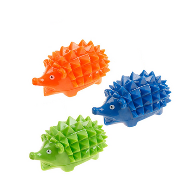 YES4PETS 3x Dog Puppy Squeaky Hedgehog Toy Treat Squeak 15cm