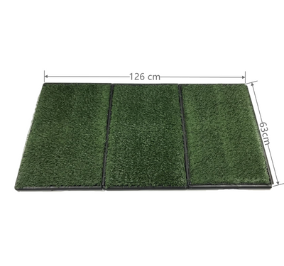 YES4PETS Indoor Dog Puppy Toilet Grass Potty Training Mat Loo Pad 126 x 63 cm