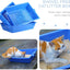 YES4PETS Lift and Sift Self Cleaning Kitty Litter Trays Cat Litter Tray Toilet Sifting Slotted Trays