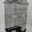 YES4PETS Medium Size Bird Cage Parrot Budgie Aviary with Perch - Black