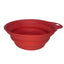 YES4PETS 4 x Pet Portable Folding Bowl Dog Cat Food Feeding Water Feeder Collapsable Travel