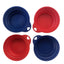 YES4PETS 4 x Pet Portable Folding Bowl Dog Cat Food Feeding Water Feeder Collapsable Travel