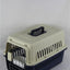 YES4PETS Small Dog Cat Rabbit Crate Pet Carrier Airline Cage With Bowl and Tray-Dark Blue