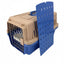 YES4PETS Medium Dog Cat Crate Pet Rabbit Carrier Airline Cage With Bowl & Tray-Blue