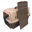 YES4PETS Medium Dog Cat Crate Pet Rabbit Carrier Airline Cage With Bowl & Tray-Brown