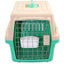 YES4PETS Medium Dog Cat Crate Pet Carrier Airline Cage With Bowl & Tray-Green