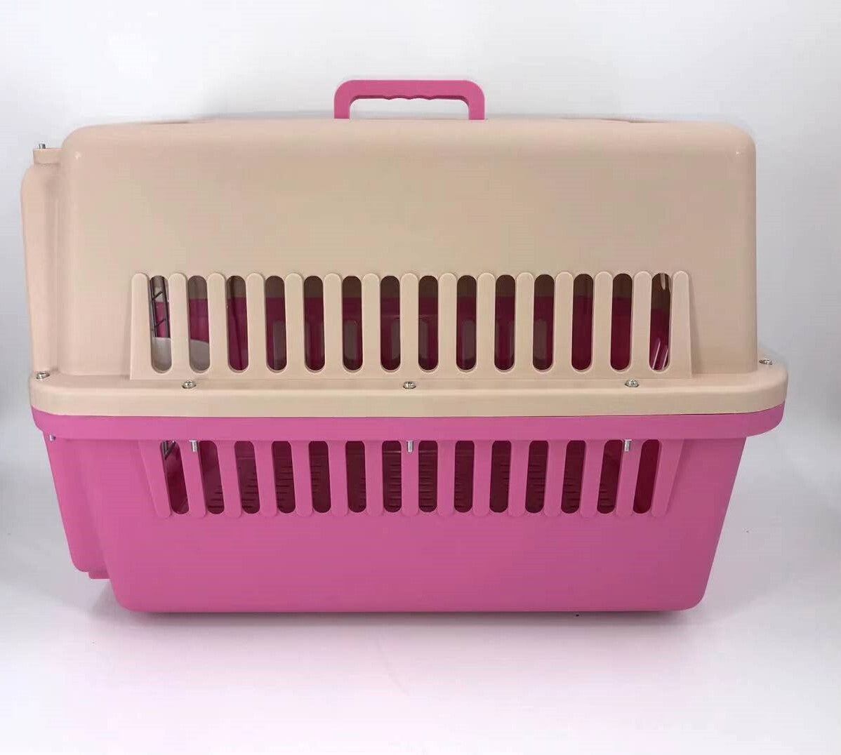 YES4PETS Large Dog Cat Crate Pet Carrier Airline Rabbit Cage With Tray And Bowl