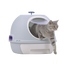 YES4PETS Cat Toilet Litter Box Tray House W Sky window Drawer Photocatalyst Purifier Blue