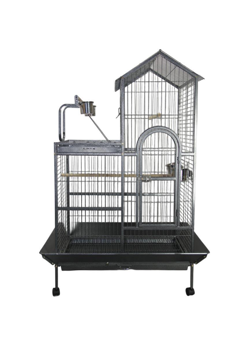 YES4PETS 160cm XL Bird Cage Pet Parrot Aviary Perch Castor Wheels