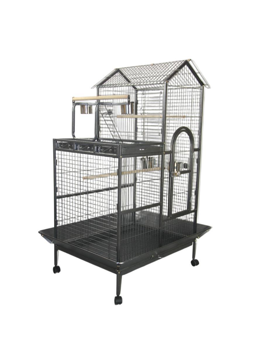 YES4PETS 160cm XL Bird Cage Pet Parrot Aviary Perch Castor Wheels