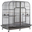 YES4PETS XXXL 185 cm Bird Cage Pet Parrot Aviary  Perch Castor Wheel Removable Divider