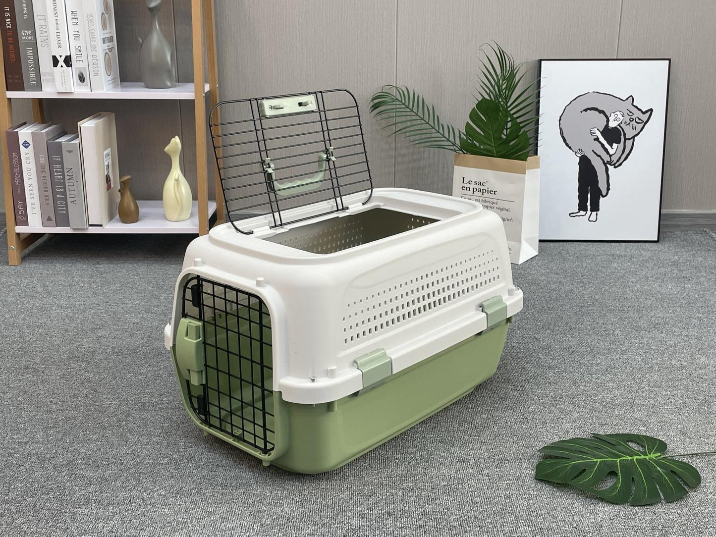 YES4PETS Medium Dog Cat Rabbit Crate Pet Kitten Carrier Parrot Cage