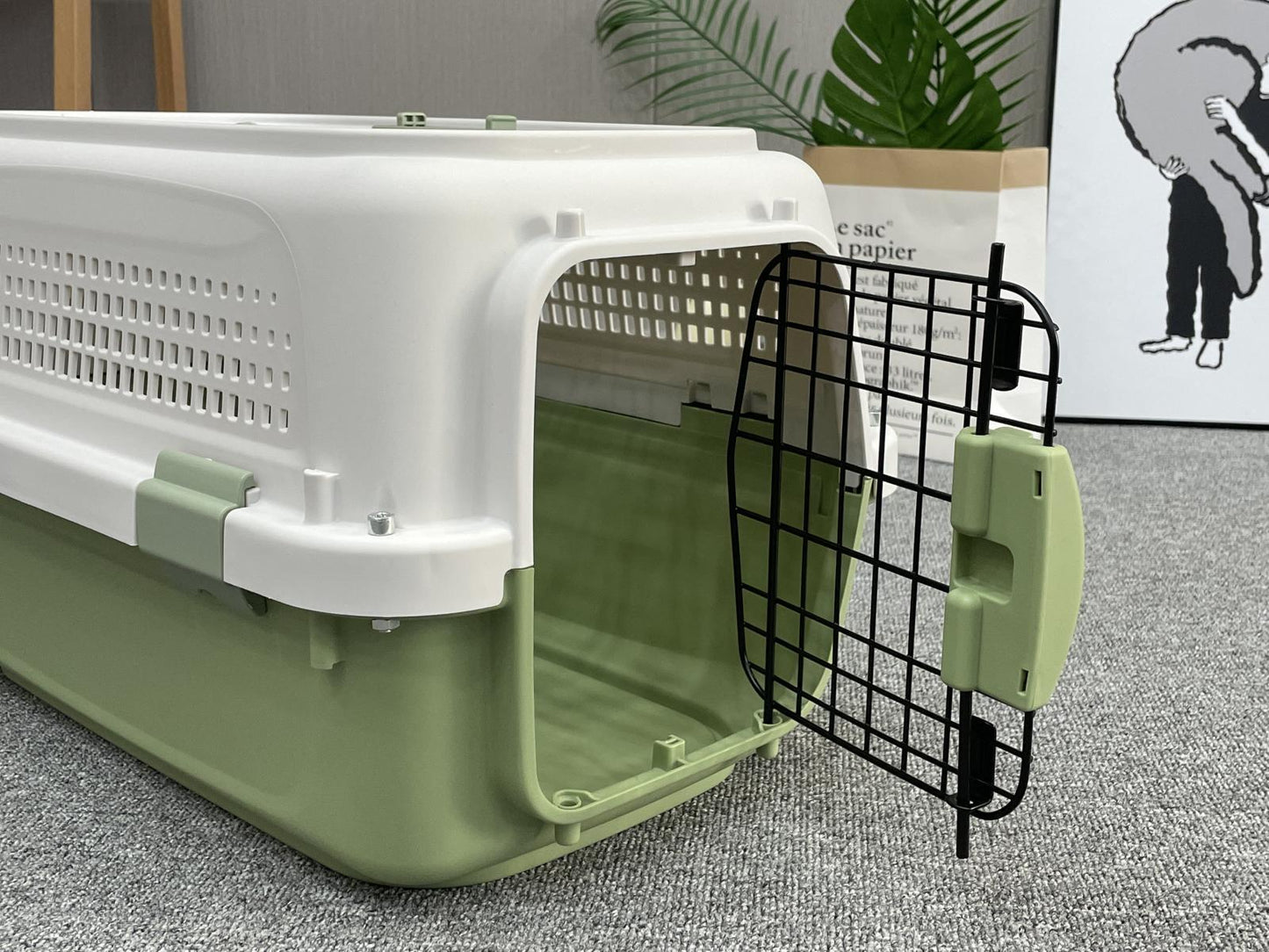 YES4PETS Medium Dog Cat Rabbit Crate Pet Kitten Carrier Parrot Cage