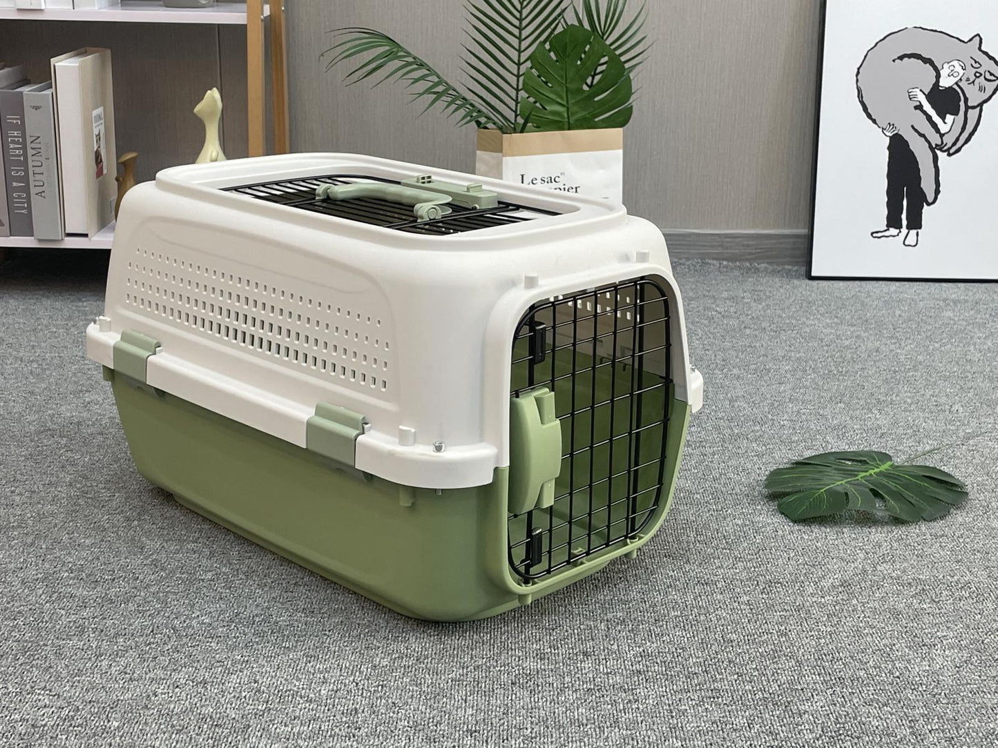 YES4PETS Medium Dog Cat Rabbit Crate Pet Kitten Carrier Parrot Cage