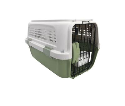 YES4PETS Small Dog Cat Rabbit Crate Pet Kitten Carrier Parrot Cage Green