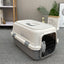 YES4PETS Small Dog Cat Rabbit Crate Pet Kitten Carrier Parrot Cage Grey