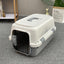 YES4PETS Small Dog Cat Rabbit Crate Pet Kitten Carrier Parrot Cage Grey