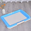 YES4PETS Large Portable Dog Potty Training Tray Pet Puppy Toilet Trays Loo Pad Mat Blue