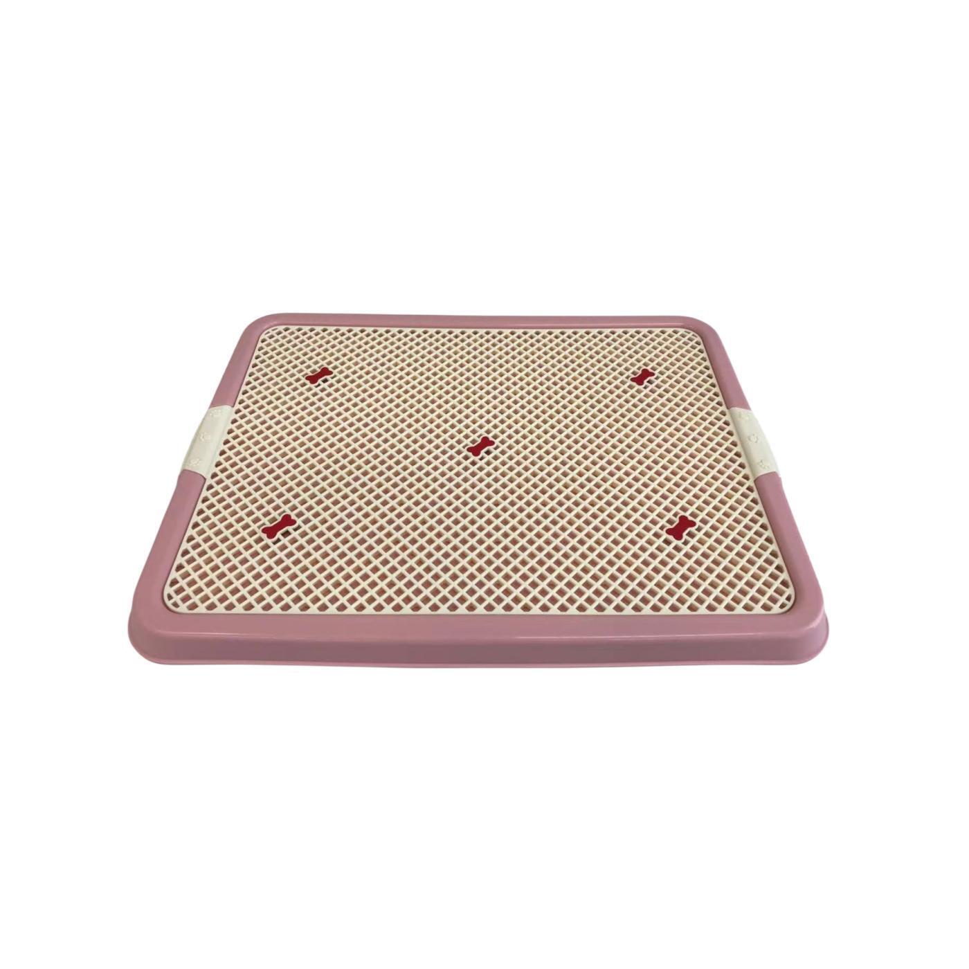 YES4PETS Large Portable Dog Potty Training Tray Pet Puppy Toilet Trays Loo Pad Mat Pink