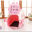 YES4PETS Small Dog Cat Crate Pet Carrier Rabbit Guinea Pig Cage With Tray-Pink