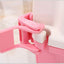 YES4PETS Small Dog Cat Crate Pet Carrier Rabbit Guinea Pig Cage With Tray-Pink