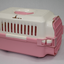 YES4PETS Small Dog Cat Crate Pet Carrier Rabbit Guinea Pig Cage With Tray-Pink