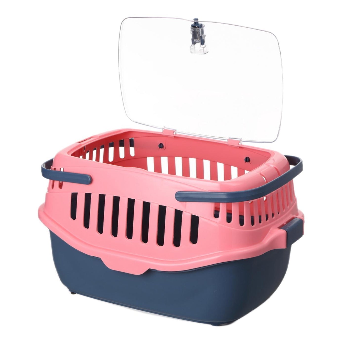 YES4PETS Medium Dog Cat Crate Pet Rabbit Guinea Pig Ferret Carrier Cage With Mat-Pink