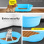 YES4PETS Pet Bed Small Plastic Dog Bedding Sleeping Resting Washable Basket Blue