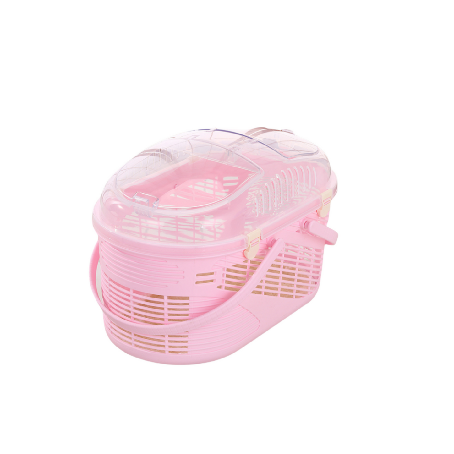 YES4PETS Small Dog Cat Crate Pet Rabbit Guinea Pig Ferret Carrier Cage With Mat-Pink