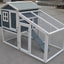 YES4PETS Large Chicken Coop Rabbit Guinea Pig Hutch Ferret House Chook Hen House Run