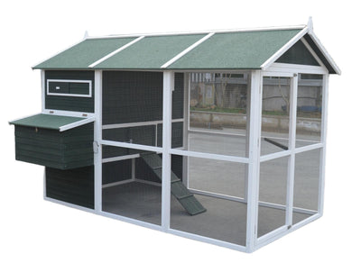 YES4PETS XXXL Walk-in Chicken Coop Rabbit Guinea Pig Hutch Ferret Hen Cat House