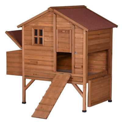 YES4PETS XL Chicken Coop Rabbit Hutch Cage Hen Chook House