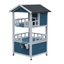 YES4PETS Double Story Cat Shelter Condo with Escape Door Rainproof Kitty House