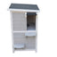 YES4PETS 2 Story Cat Shelter Condo with Escape Door Rainproof Kitty House