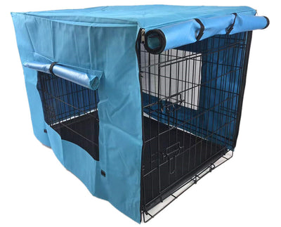 YES4PETS 24' Dog Cat Rabbit Collapsible Crate Pet Cage Canvas Cover