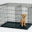 YES4PETS 36' Collapsible Metal Dog Cat Crate Cage Cat Carrier With Divider