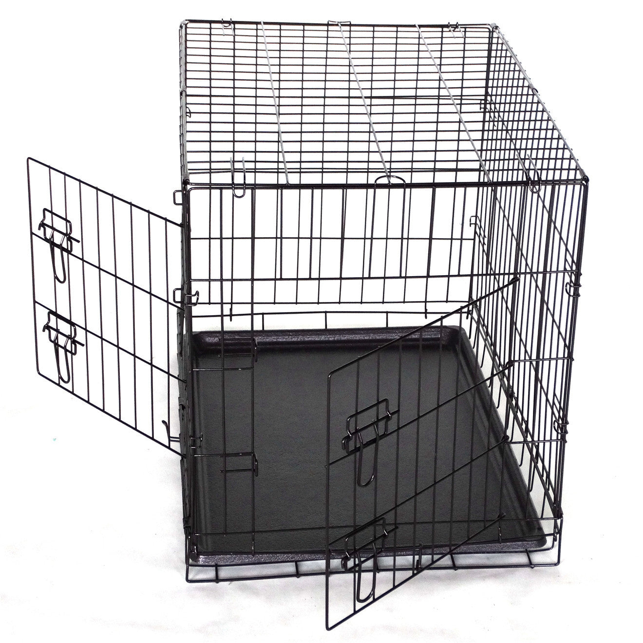 YES4PETS 42' Portable Foldable Dog Cat Rabbit Collapsible Crate Pet Rabbit Cage with Cover