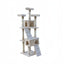 YES4PETS 170cm Cat Scratching Post Tree Post House Tower with Ladder Furniture Beige