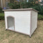 YES4PETS XXL Timber Pet Dog Kennel House Puppy Wooden Timber Cabin With Stripe