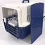 YES4PETS Navy XXL Dog Puppy Cat Crate Pet Carrier Cage W Tray, Bowl & Removable Wheels