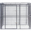 YES4PETS XXXXL Walk-in Bird Cat Dog Chicken Rabbit Cage Pet Parrot Aviary  Perch 219x158x203cm With Green Cover