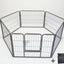 YES4PETS 6 Panel 60 cm Heavy Duty Pet Dog Puppy Cat Rabbit Exercise Playpen Fence With Cover