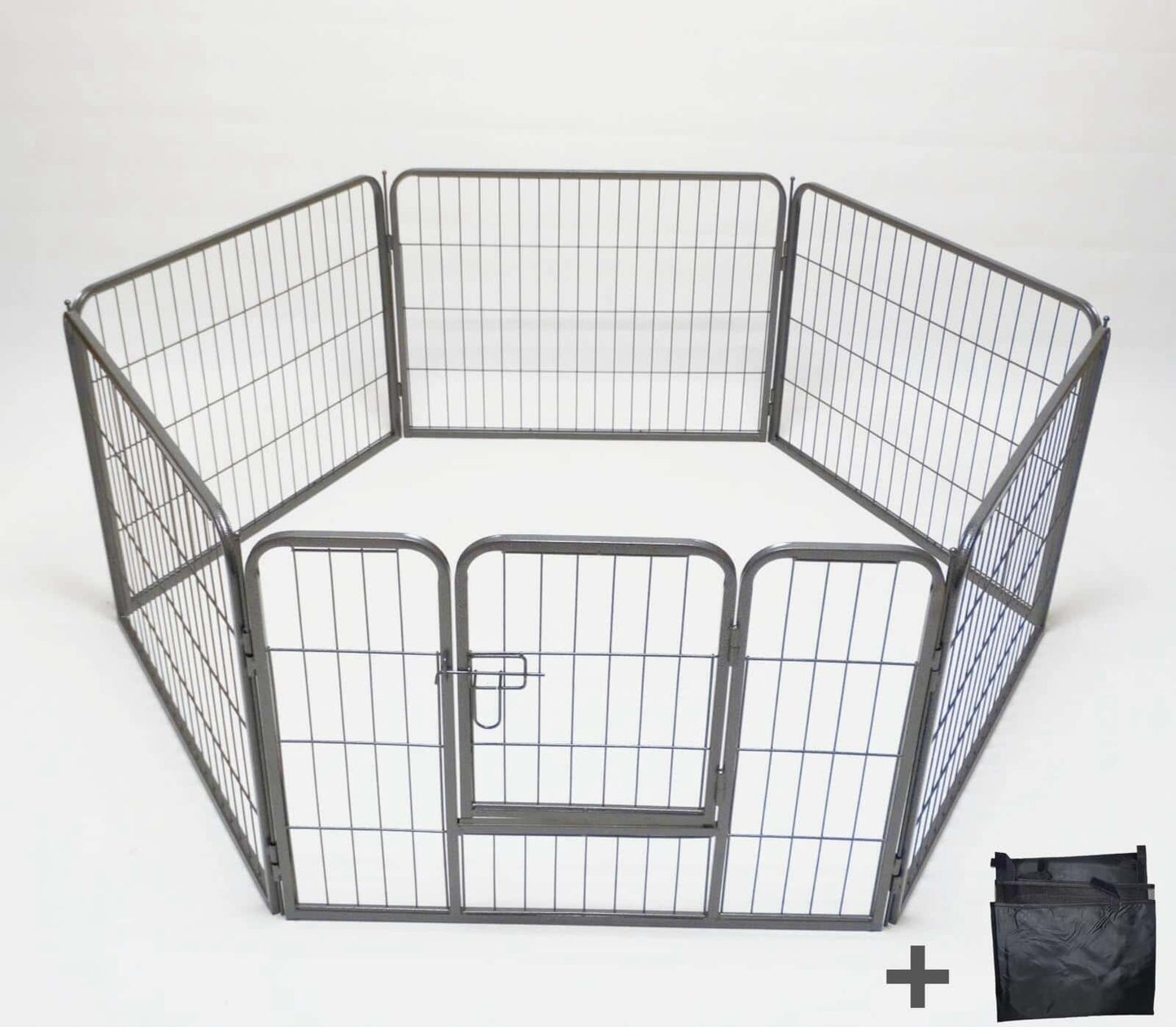 YES4PETS 6 Panel 60 cm Heavy Duty Pet Dog Puppy Cat Rabbit Exercise Playpen Fence With Cover