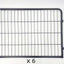 YES4PETS 6 Panel 60 cm Heavy Duty Pet Dog Puppy Cat Rabbit Exercise Playpen Fence