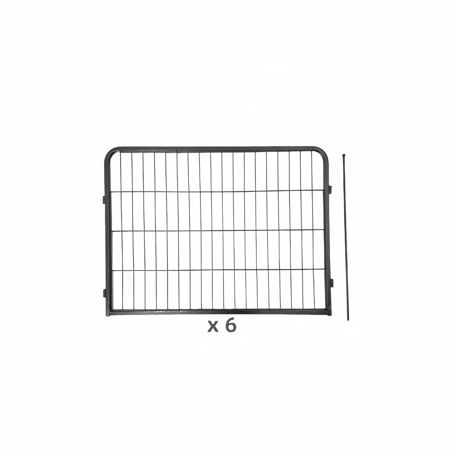 YES4PETS 6 Panel 60 cm Heavy Duty Pet Dog Puppy Cat Rabbit Exercise Playpen Fence